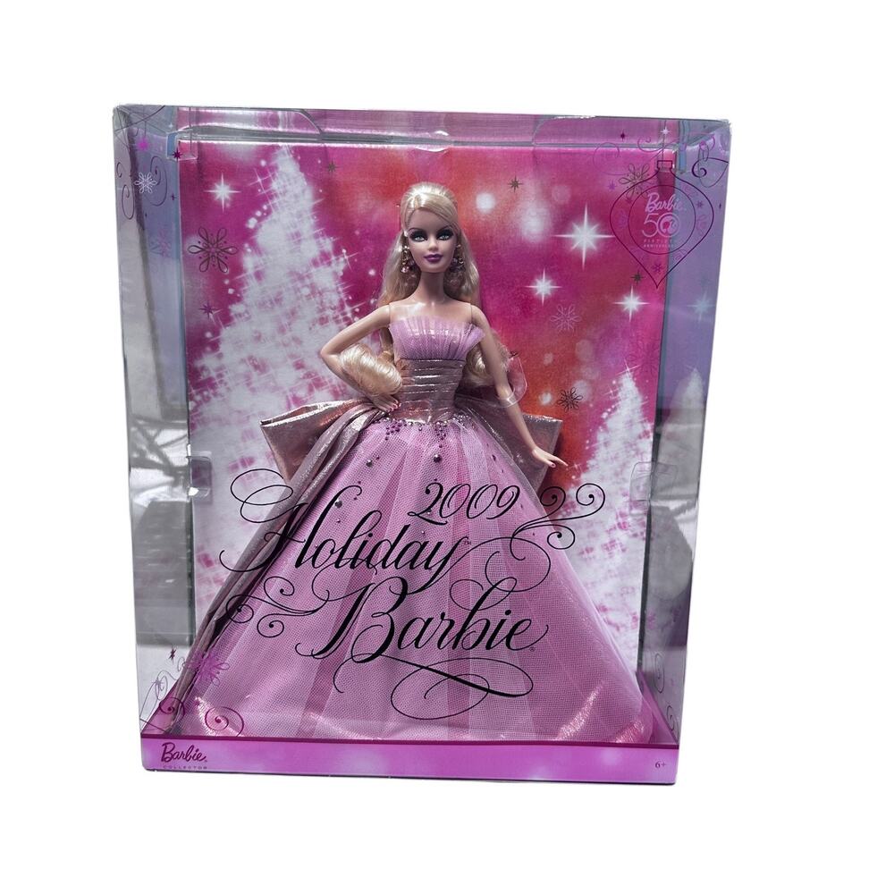 NEW IN BOX 50TH ANNIVERSARY 2009 Holiday Barbie Collector Edition N6556